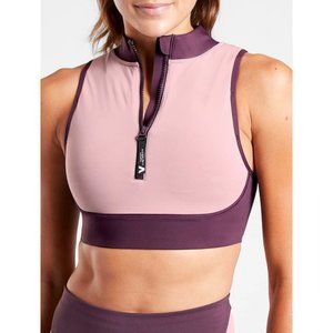 Athleta Allyson Felix Legend Zip Front Sports Bra